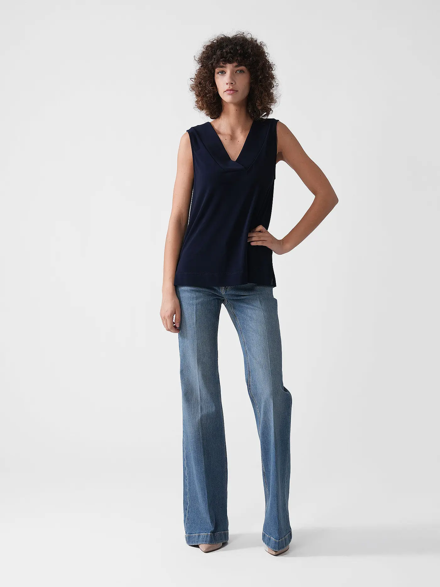 JOSEPH RIBKOFF | Top | dunkelblau